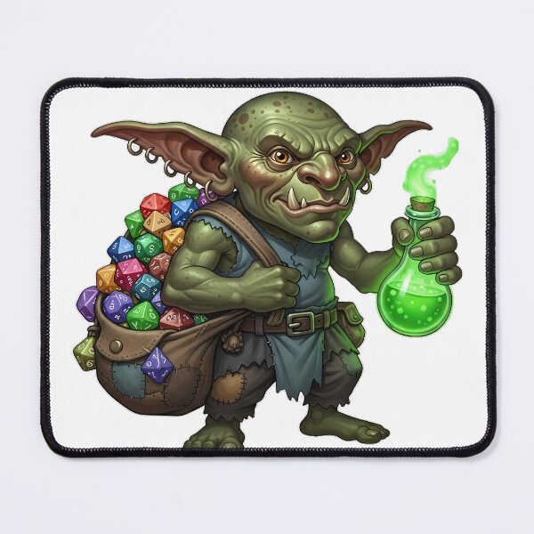 Item preview, Goblin Potion Dice Satchel designed and sold by pumsquare.