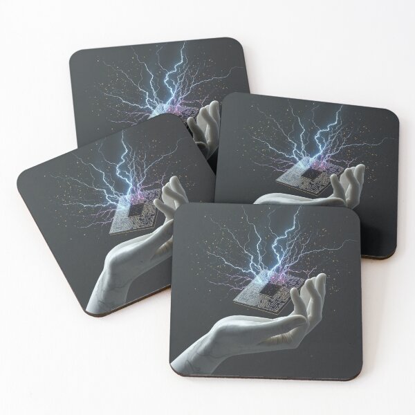 Item preview, Algorithmic God - AI Creation designed and sold by THEARTCURATİON .
