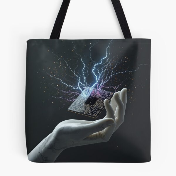 Item preview, Algorithmic God - AI Creation designed and sold by THEARTCURATİON .