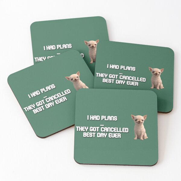 Item preview, I Had Plans They Got Cancelled Best Day Ever Funny Introvert Meme Designs designed and sold by IntrolyxenShop.