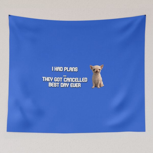 Item preview, I Had Plans They Got Cancelled Best Day Ever Funny Introvert Meme Designs designed and sold by IntrolyxenShop.