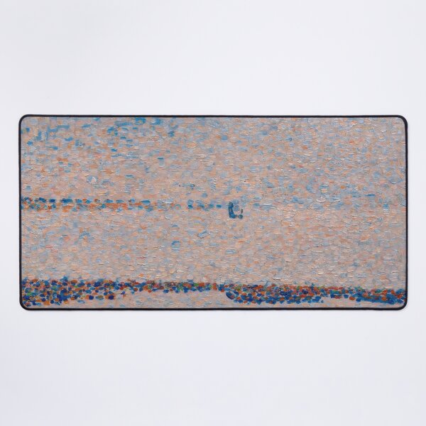 Item preview, Beach at Gravelines by Georges Seurat: Luminous Pointillist Coastal Poster designed and sold by artofuniverse.