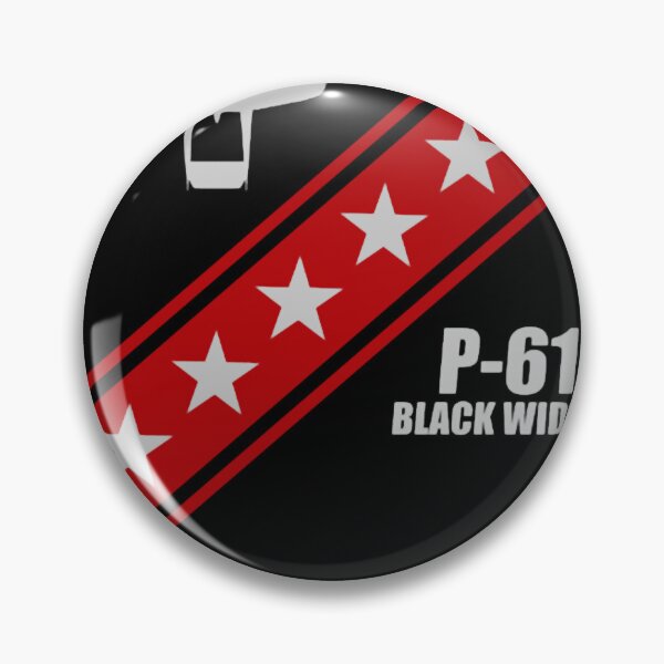 Item preview, P-61 Black Widow Modern Aviation Badge Design designed and sold by Emberglowo.