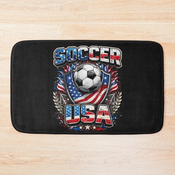 Item preview, Soccer USA – Patriotic Football Shield Design designed and sold by MWSailingClub.
