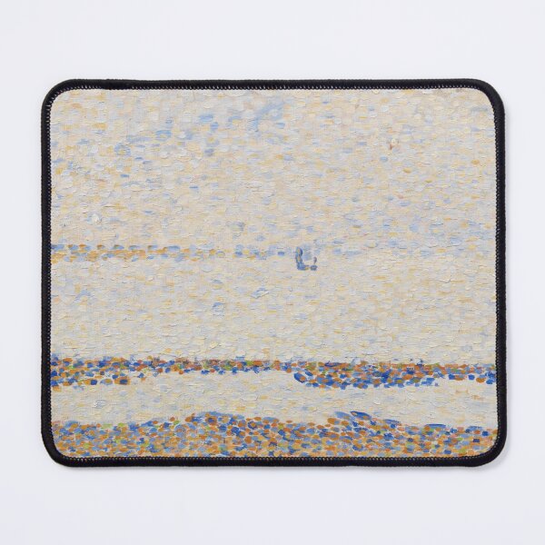 Item preview, Beach at Gravelines by Georges Seurat: Serene Pointillist Coastal Poster designed and sold by artofuniverse.