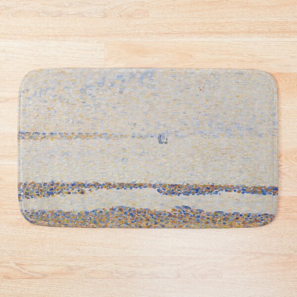 Item preview, Beach at Gravelines by Georges Seurat: Serene Pointillist Coastal Poster designed and sold by artofuniverse.
