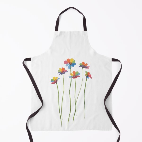 Item preview, Watercolor rainbow flowers designed and sold by uunaa.
