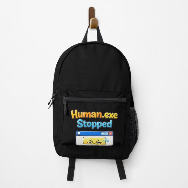 Artikelvorschau, Human.exe gestoppt – Lustiges Burnout- und Stimmungs-Meme-Design entworfen und verkauft von NarpLTD.