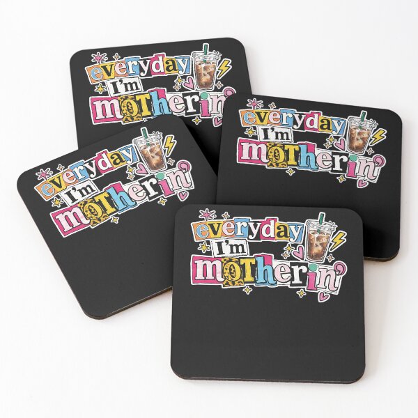 Item preview, Everyday Im Motherin Funny Coffee Retro Graphic designed and sold by margamPagenberg.