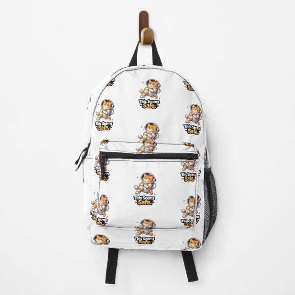Item preview, Sarcastic Cat Astronaut This Seems Safe designed and sold by Gentlestate.