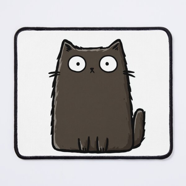 Item preview, Cute Brown Cat Large Eyes Cartoon Art designed and sold by GrinGalore.