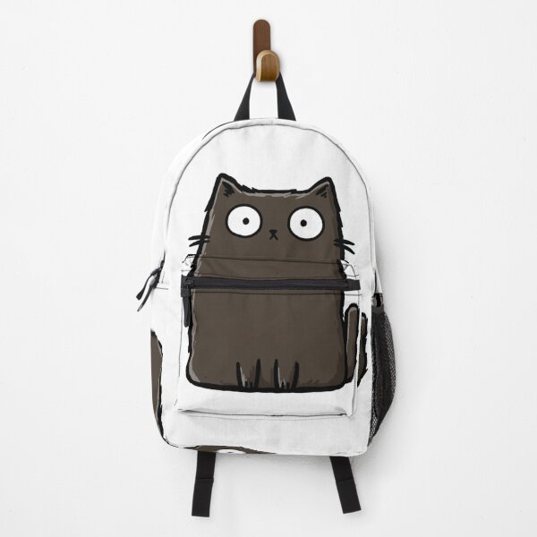 Item preview, Cute Brown Cat Large Eyes Cartoon Art designed and sold by GrinGalore.
