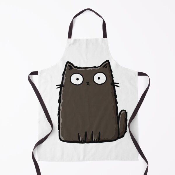 Item preview, Cute Brown Cat Large Eyes Cartoon Art designed and sold by GrinGalore.