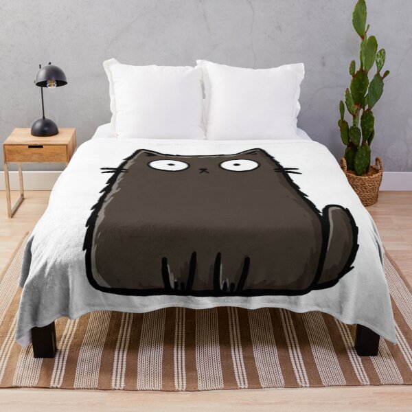 Item preview, Cute Brown Cat Large Eyes Cartoon Art designed and sold by GrinGalore.