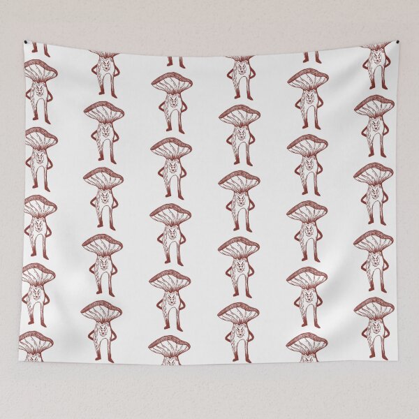 Item preview, Confident Mushroom Boss Attitude Cartoon Character designed and sold by Pryhozha.