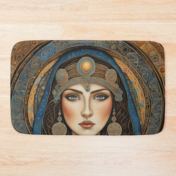 Item preview, Portrait of Celtic priestess, Spirit of Winter designed and sold by Colin Bentham.