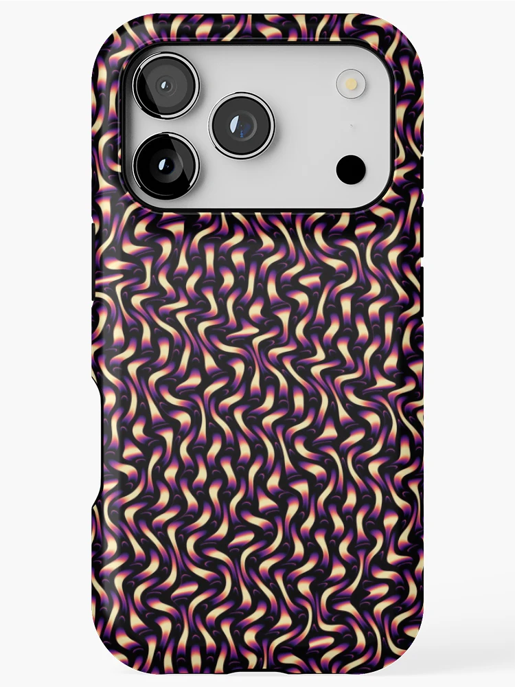 Thumbnail 1 of 4, iPhone Case, Liquid Flow Pattern designed and sold by ScreenPin.