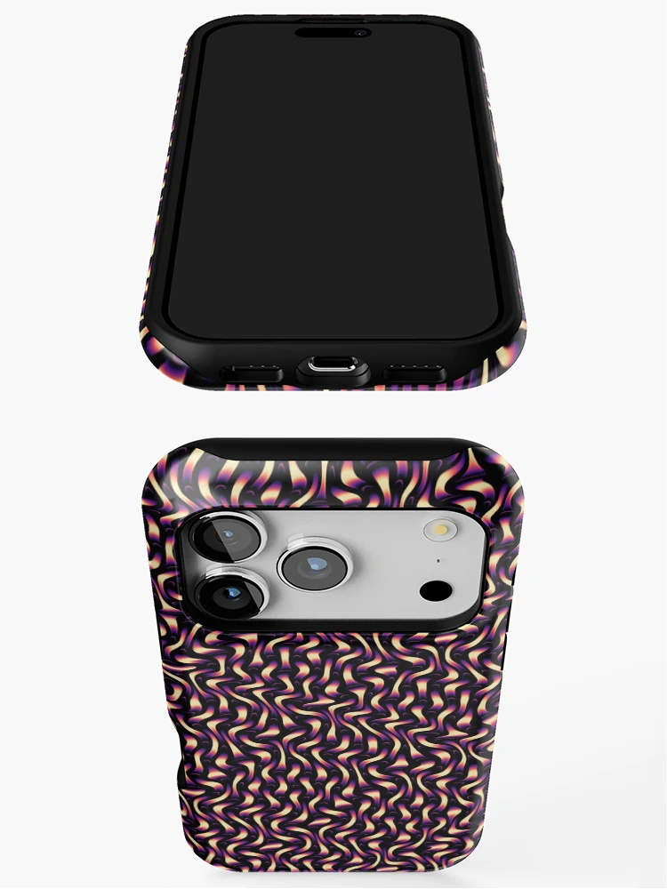 Thumbnail 3 of 4, iPhone Case, Liquid Flow Pattern designed and sold by ScreenPin.