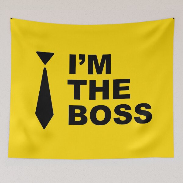 Item preview, I’m The Boss Funny Retro Statement Tee – Bold Boss Attitude Graphic Design designed and sold by artworkathome.
