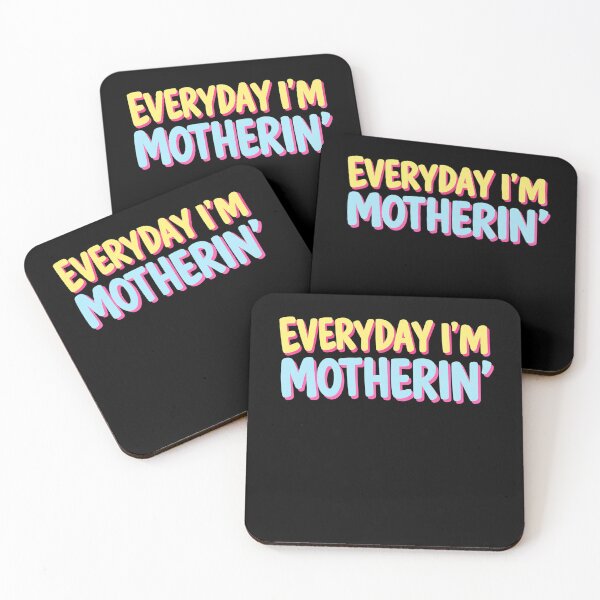 Item preview, Everyday Im Motherin Funny Mama Quote Art designed and sold by margamPagenberg.