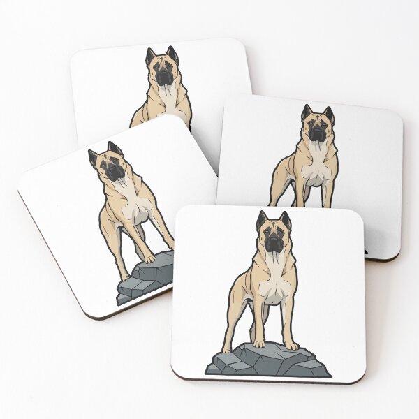 Item preview, Anatolian Shepherd Dog on Protective Rock designed and sold by PixelStudioBe.