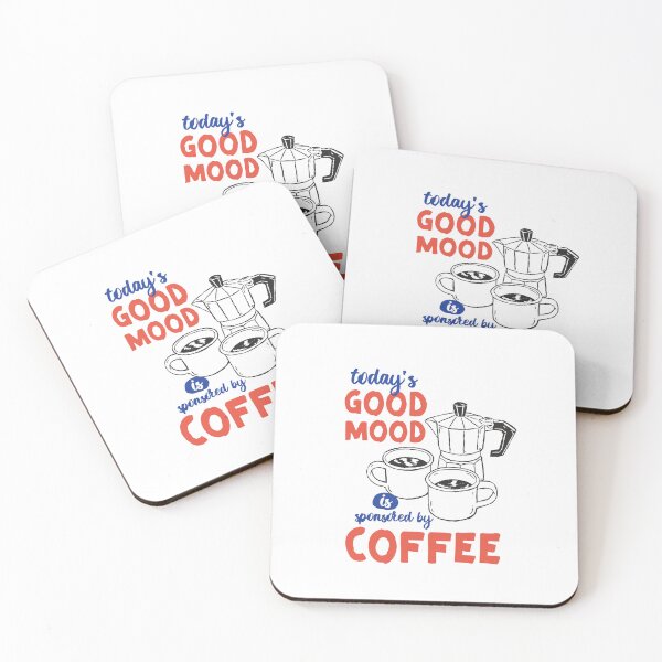 Item preview, Hand-Drawn Moka Pot & Good Mood Quote designed and sold by KrisGraphic45.