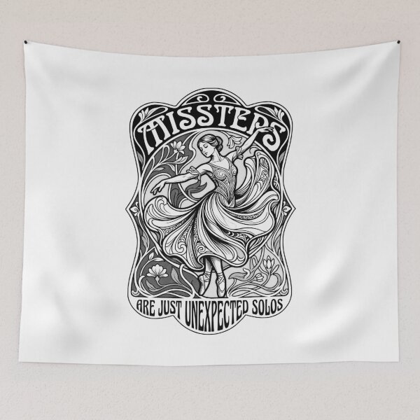 Item preview, Ballerina Missteps Unexpected Solos Vintage Ballet Dancer designed and sold by GrandeDuc.