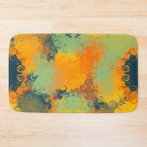 Item preview, Waves of fire swirl symetry art designed and sold by Feral Lines Studio .
