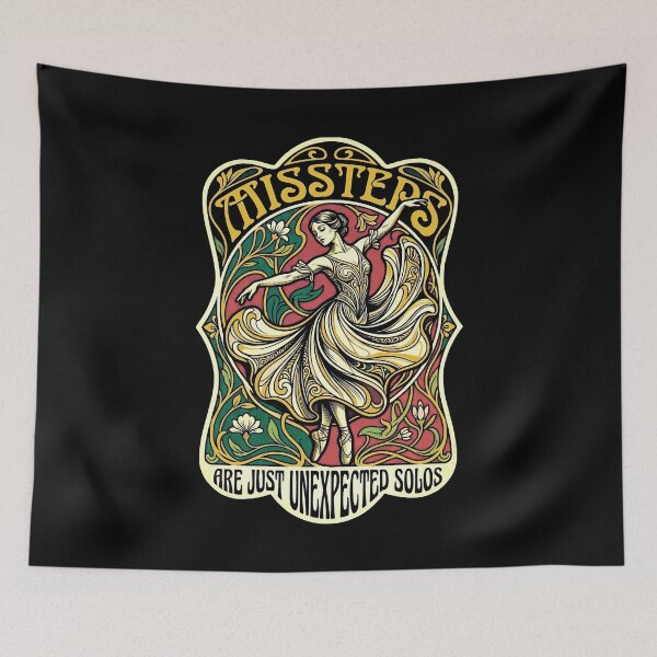 Item preview, Ballerina Missteps Unexpected Solos Vintage Ballet Dancer designed and sold by GrandeDuc.