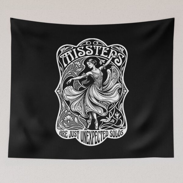 Item preview, Ballerina Missteps Unexpected Solos Vintage Ballet Dancer designed and sold by GrandeDuc.