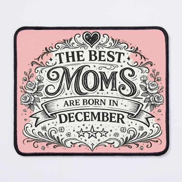 Item preview, The Best Moms Are Born In December Vintage Typography Design | December Birthday Gift for Mom designed and sold by Szapeee.