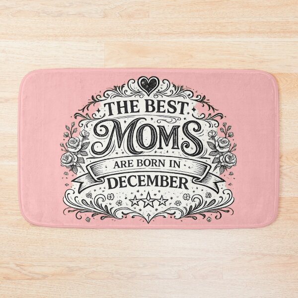 Item preview, The Best Moms Are Born In December Vintage Typography Design | December Birthday Gift for Mom designed and sold by Szapeee.
