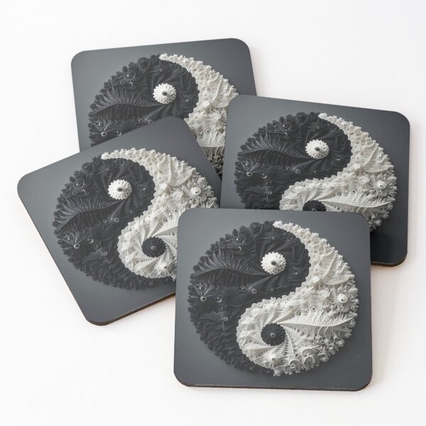 Item preview, Fractal Yin Yang: Harmonious Duality designed and sold by Sybille-Yates.