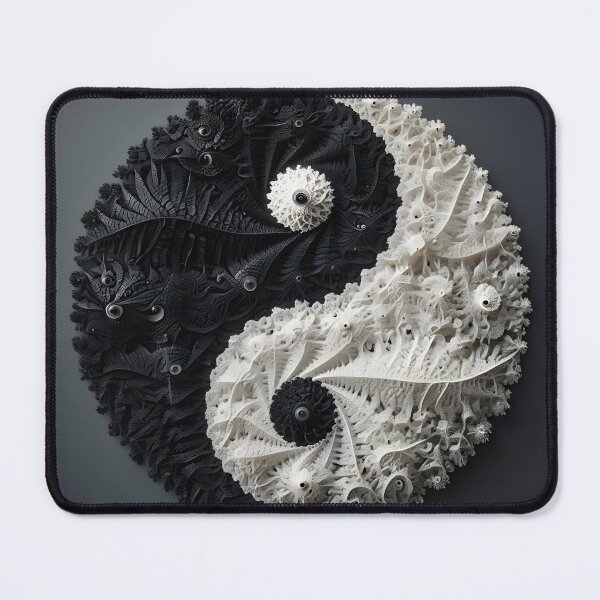 Item preview, Fractal Yin Yang: Harmonious Duality designed and sold by Sybille-Yates.