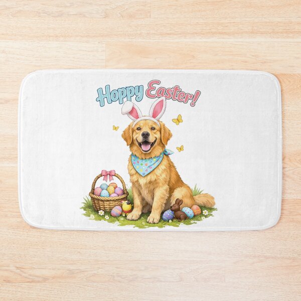Item preview, Hoppy Easter   - sitting dog cute pastels designed and sold by Teacuppupdesign.