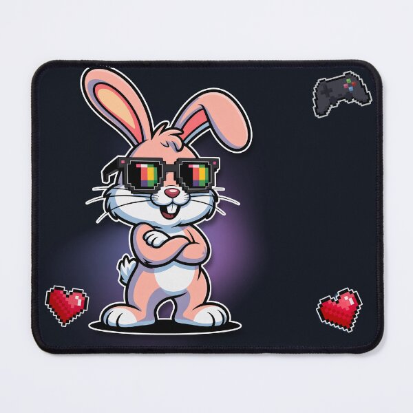 Item preview, Level Up Easter Gamer Bunny – Pixel Gaming Rabbit with Sunglasses Cute Funny Design designed and sold by PXEpic.