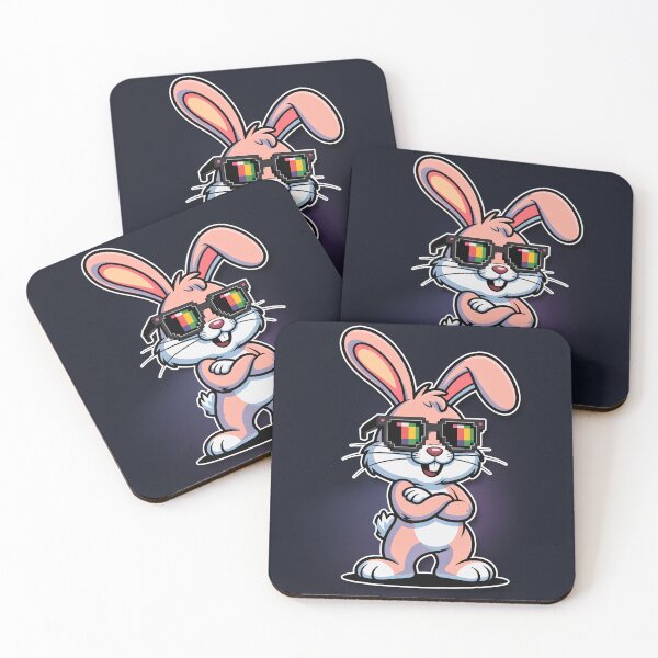 Item preview, Level Up Easter Gamer Bunny – Pixel Gaming Rabbit with Sunglasses Cute Funny Design designed and sold by PXEpic.