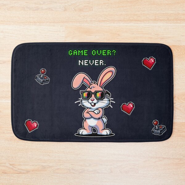 Item preview, Level Up Easter Gamer Bunny – Pixel Gaming Rabbit with Sunglasses Cute Funny Design designed and sold by PXEpic.