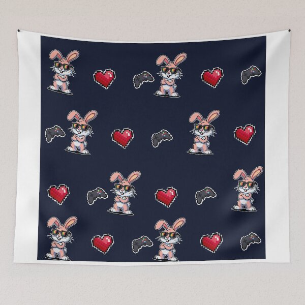 Item preview, Level Up Easter Gamer Bunny – Pixel Gaming Rabbit with Sunglasses Cute Funny Design designed and sold by PXEpic.