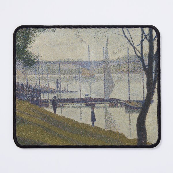 Item preview, Bridge at Courbevoie by Georges Seurat: Neo Impressionist Pointillist Poster designed and sold by artofuniverse.