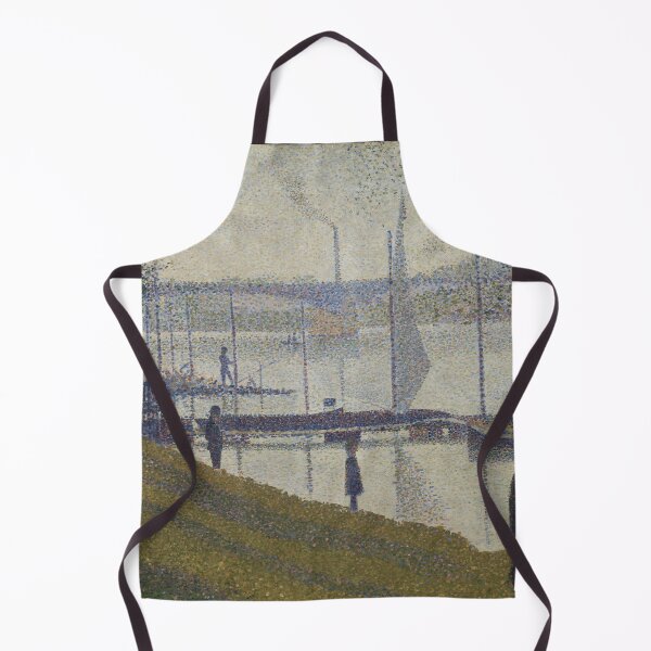 Item preview, Bridge at Courbevoie by Georges Seurat: Neo Impressionist Pointillist Poster designed and sold by artofuniverse.