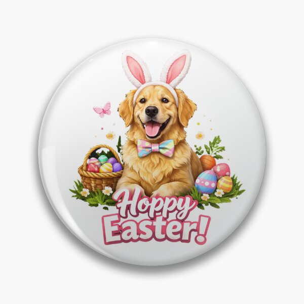 Item preview, Hoppy Easter   - Lying dog cute pastels designed and sold by Teacuppupdesign.