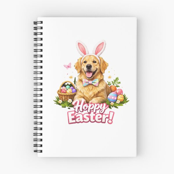 Item preview, Hoppy Easter   - Lying dog cute pastels designed and sold by Teacuppupdesign.