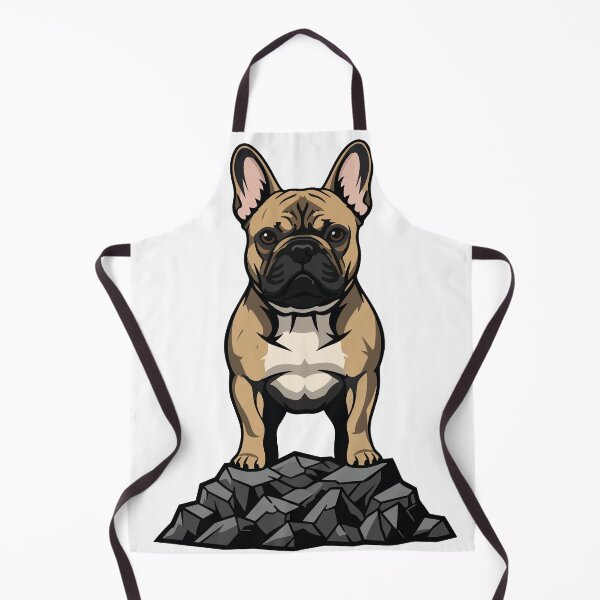 Item preview, French Bulldog on a Rock: Proud Portrait designed and sold by PixelStudioBe.