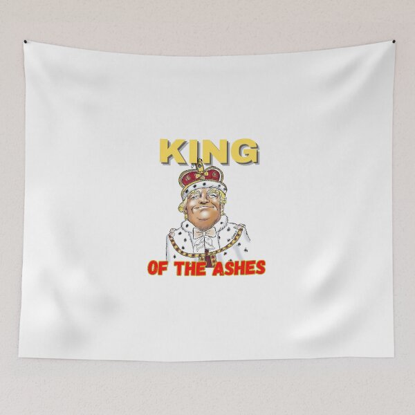 Item preview, KING OF THE ASHES - NO Kings Protest Anti Fascist Dictators Take a Stand for Freedom & Democracy designed and sold by Space Ghettos.