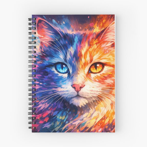 Item preview, Radiant cat in a burst of color designed and sold by Sigtrix.