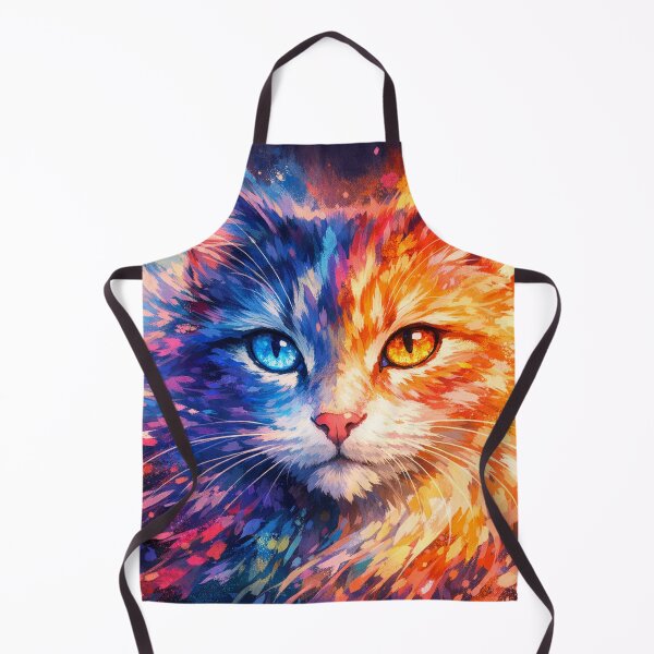 Item preview, Radiant cat in a burst of color designed and sold by Sigtrix.