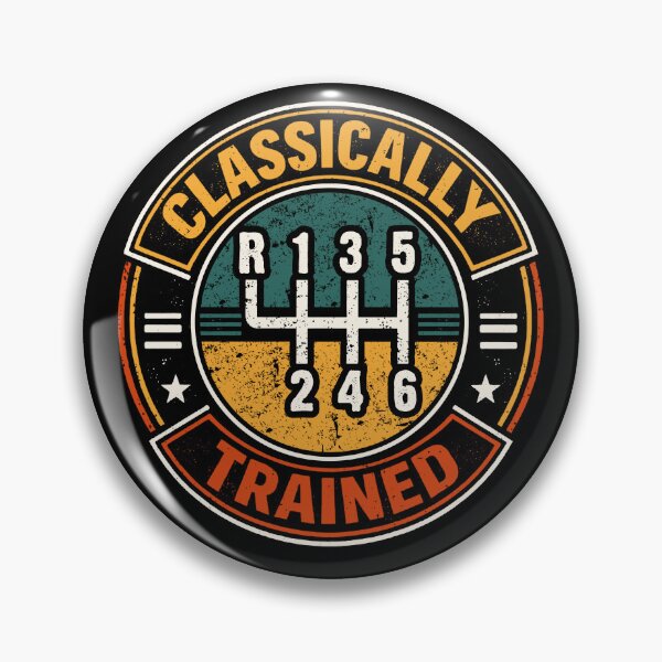 Item preview, Classically Trained Stick Shift Driver Retro Gearbox Car Lover designed and sold by will freed18.