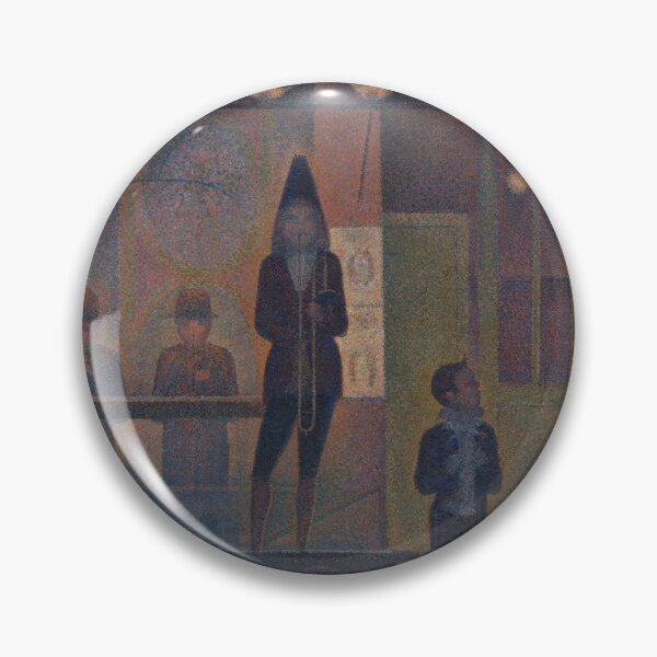 Item preview, Circus Sideshow Parade De Cirque by Georges Seurat: Neo Impressionist Nightlife Poster designed and sold by artofuniverse.
