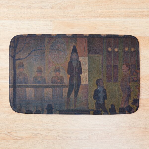 Item preview, Circus Sideshow Parade De Cirque by Georges Seurat: Neo Impressionist Nightlife Poster designed and sold by artofuniverse.